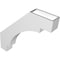 Ekena Millwork 3 1/2-in. W x 22-in. D x 22-in. H Merced Architectural Grade PVC Knee Brace BRCP035X22X22MRC - alternate 2